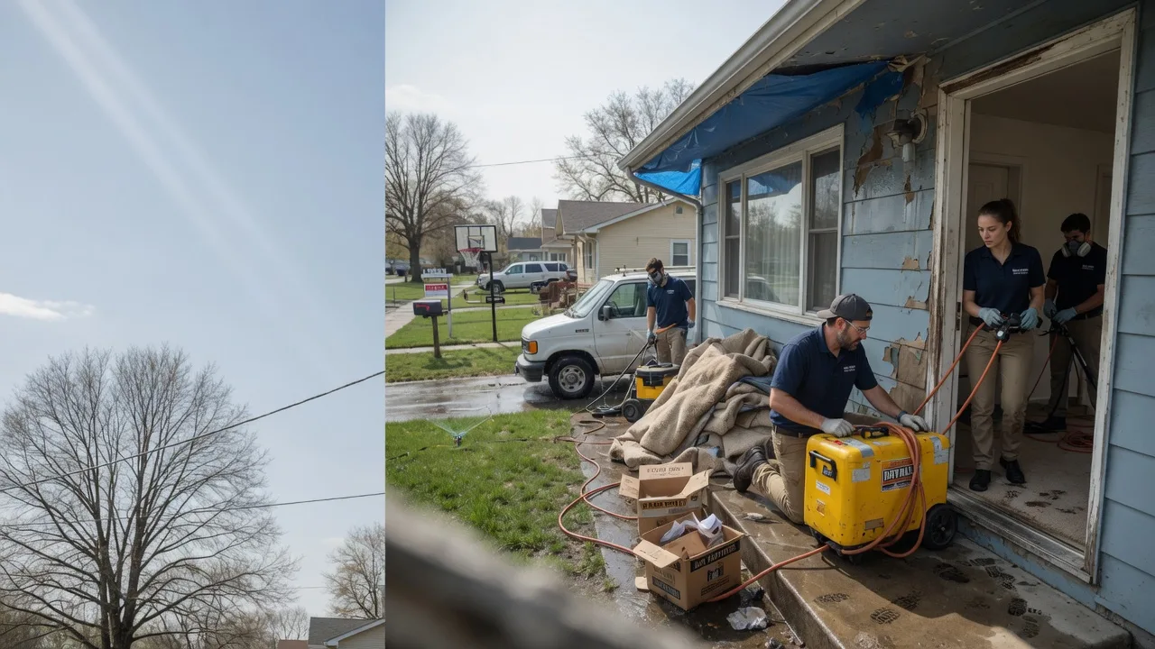 Basement Flood Cleanup in Almond, WI near me